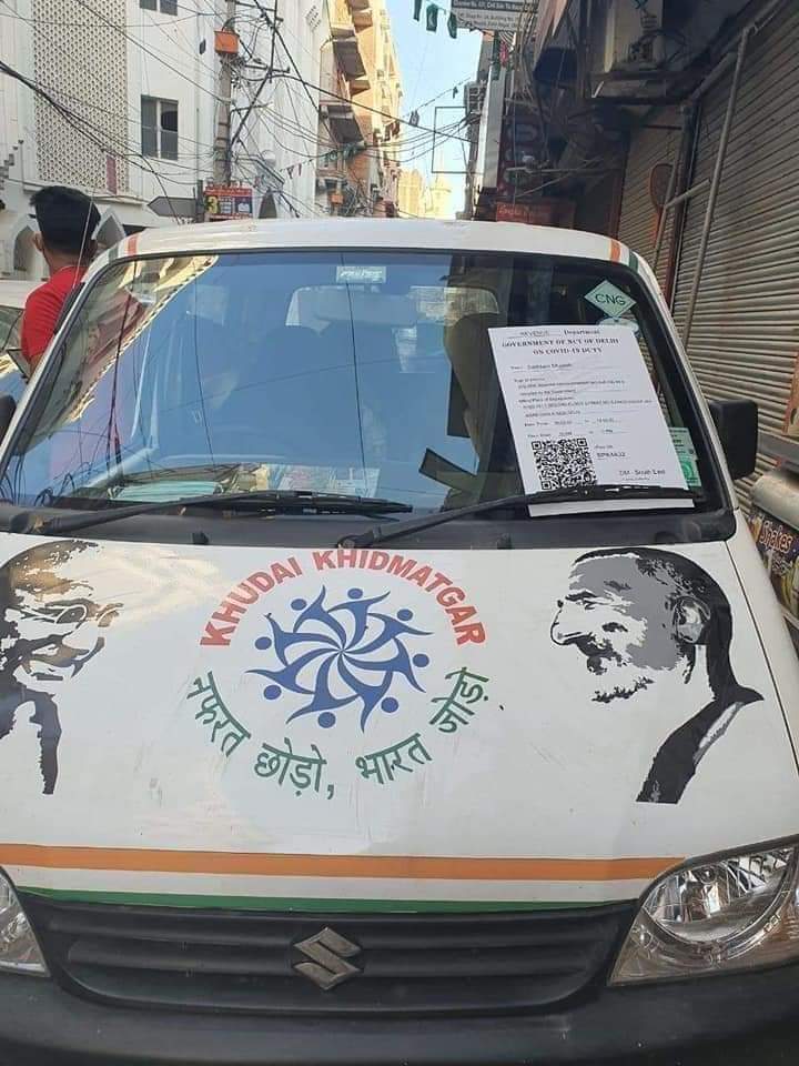 SanaYousafzai9's tweet photo. Khudai Khidmatgar Ambulance Service India. #BachaKhanBaba https://t.co/AJrp44dcew