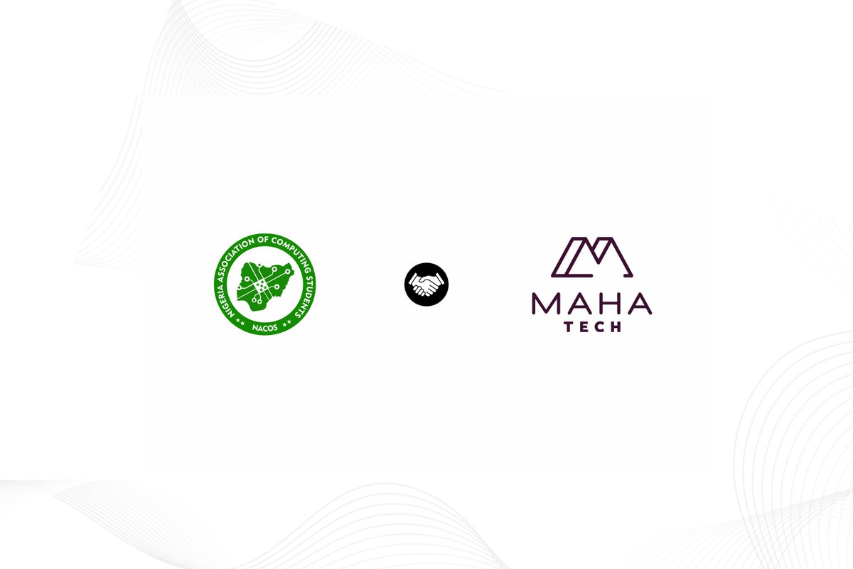 nacosnational's tweet photo. PARTNERSHIP ANNOUNCEMENT: NACOS x @MahaTech_

We are thrilled to announce an exclusive partnership between the Nigeria Association of Computing Students (NACOS) and Maha Technologies, opening up a world of unparalleled opportunities for our esteemed members. https://t.co/P6HRTSYWrq