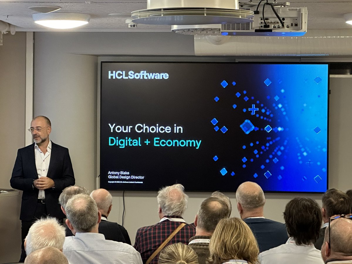 Tony Blake kicking off Let’sConnect Nordics Stockholm