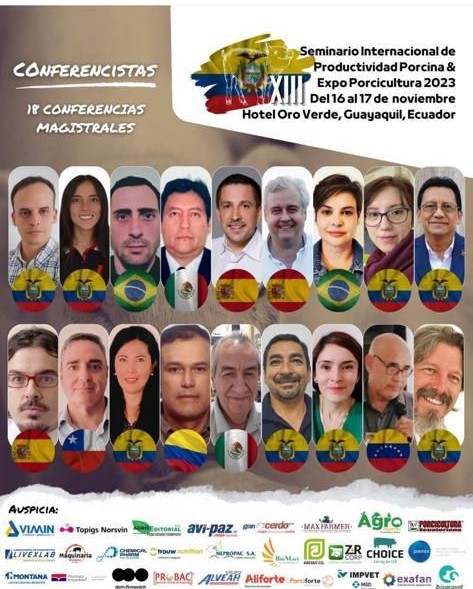 medi_nova's tweet photo. Medi Nova participated in the International Seminar on Pig Productivity &amp; Expo Porciculture Ecuador 2023 with the presence of Francesc Gómez giving a conference under the title: "Conservation of sperm in diluents with modulated energy: FORMULA from Medi Nova". https://t.co/K67KooPKIW