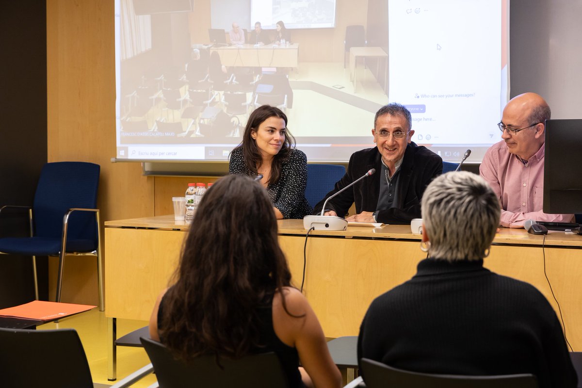 👥The event was chaired by @calafell, director of the Eugin-UPF Chair, professor and researcher at the University; @Mina_Popovic_, scientific director of the Eugin Group, and Paco Muñoz, researcher, professor and vice-dean of the Faculty of Medicine and Life Sciences.