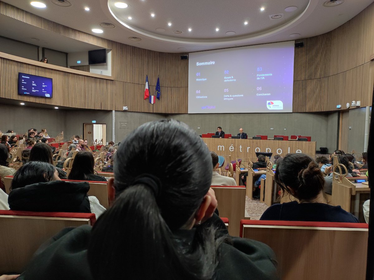 ecomnews_live's tweet photo. 👩💻 En direct de #Nimes pour la 8e édition de la #Digiweek Nîmes Métropole.
ℹ️ Un évènement sur trois jours organisé par @NimesMetropole pour partir à la découverte des enjeux de l’#innovation digitale !
#Numerique #Technologie #IA #Etudiant https://t.co/viWEcT0v4h
