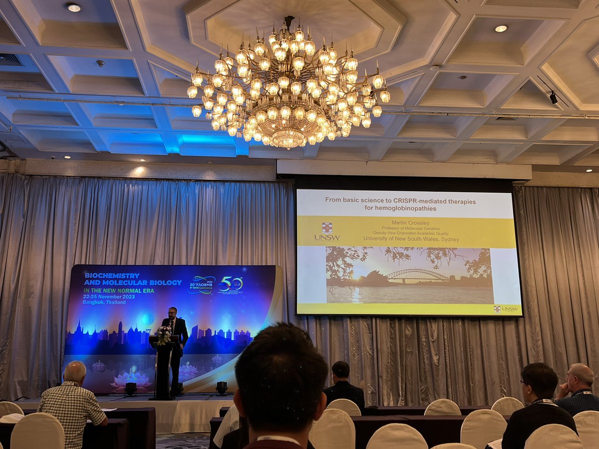 Lydia Qian (@qian_lydia) on Twitter photo It was a pleasure to hear <a href="/MerlinCrossley/">Merlin Crossley</a>’s talk at #FAOBMB2023 in Bangkok. Thought-provoking discussions on the science and ethics of gene editing. It was a pleasure to hear <a href="/MerlinCrossley/">Merlin Crossley</a>’s talk at #FAOBMB2023 in Bangkok. Thought-provoking discussions on the science and ethics of gene editing.
