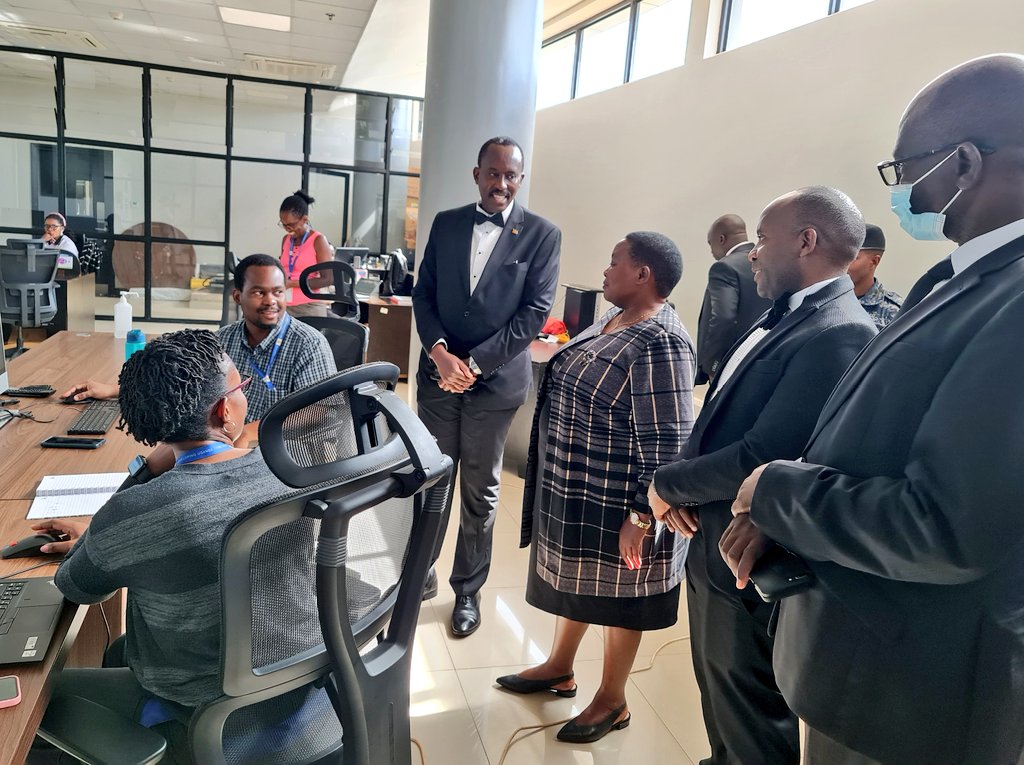 mofpedU's tweet photo. Finance Minister @MatiaK5,State Minister for Investment & Privatisation @HonAniteEvelyn & PSST @rggoobi are this morning at @URAuganda for the Taxpayer Appreciation Awards 2023: Celebrating the Economic Heroes of Uganda.
Prime Minister @RobinahNabbanja is officiating at the event.
#tpad2023