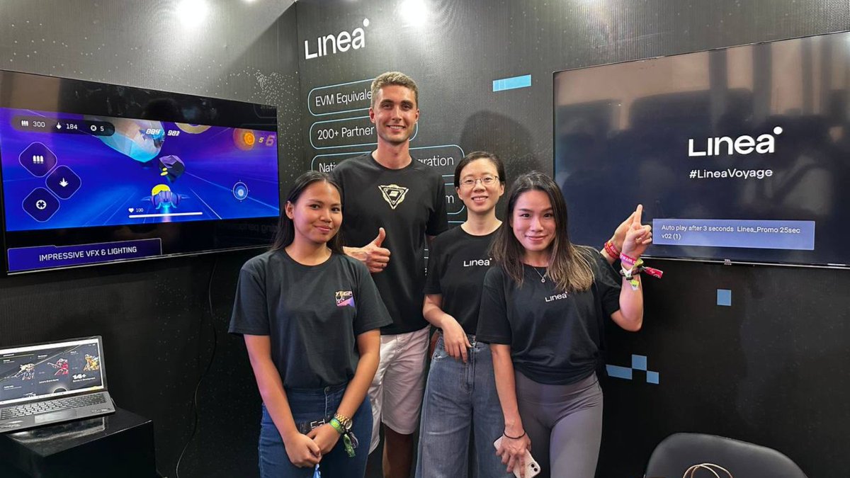 galaxy_sidus's tweet photo. 🚀 Join @SidusMaster and @galaxy_sidus at the @YGGEvents!
Day 1 is in full swing, and our team is buzzing at the @LineaBuild booth, engaging with attendees. 
Don't miss your chance to say hello personally! 👋 https://t.co/rfV7LKw4ec