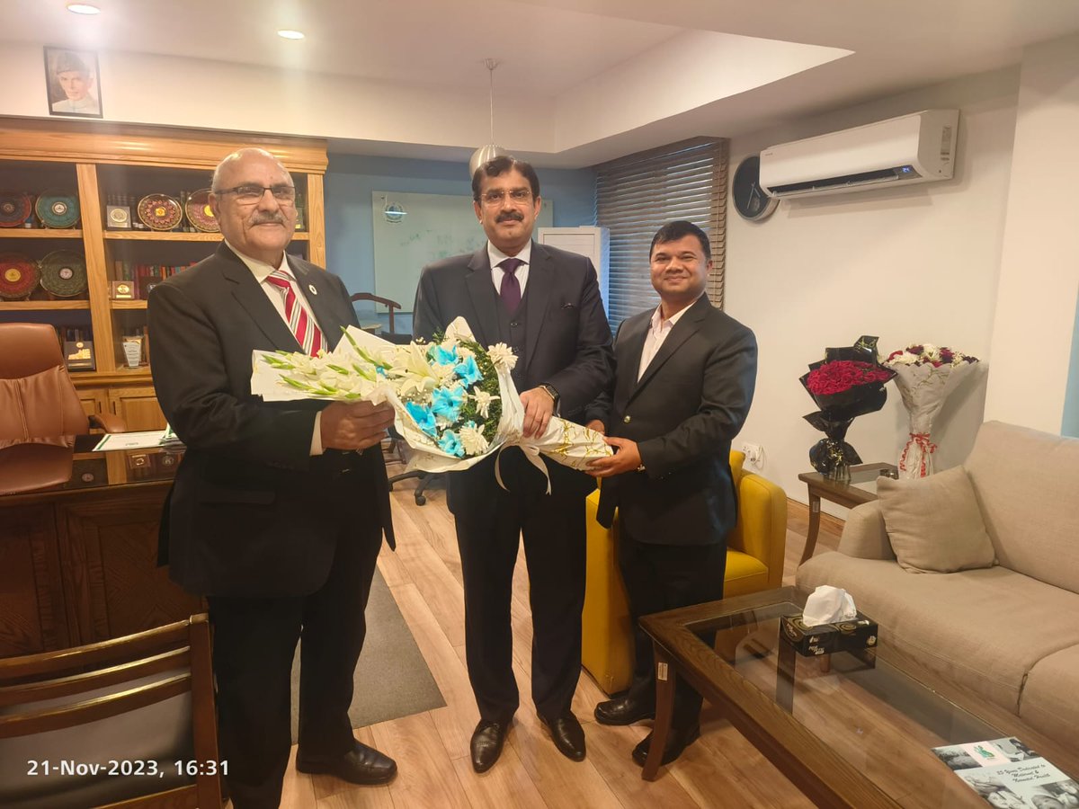 Zia Ul-Qayyum (@drziaulqayyum) on Twitter photo I extend my gratitude to various academic leaders for their visit and best wishes. I assure to put in my best efforts to facilitate academia and ensure complete support as a regulator
<a href="/hecpkofficial/">HEC Pakistan</a> <a href="/ProfDrMuhamma10/">Prof Dr Muhammad Ali (TI) (SI)</a> <a href="/fastnuces/">FAST NUCES</a> I extend my gratitude to various academic leaders for their visit and best wishes. I assure to put in my best efforts to facilitate academia and ensure complete support as a regulator
<a href="/hecpkofficial/">HEC Pakistan</a> <a href="/ProfDrMuhamma10/">Prof Dr Muhammad Ali (TI) (SI)</a> <a href="/fastnuces/">FAST NUCES</a>