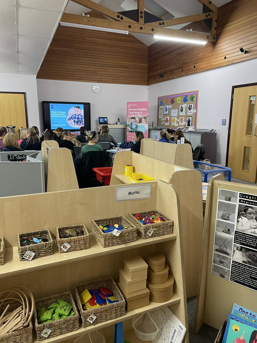 ClareKingEEx's tweet photo. Such a great day at @EarlyExcellence Roadshow yesterday at Maidenbower Infant School. Thank you to all those who attended and engaged in many thoughtful provoking discussions about Early Years Practice and Provision. #EarlyYears #continuousprovision #EExroadshow https://t.co/e7OIIZGda3