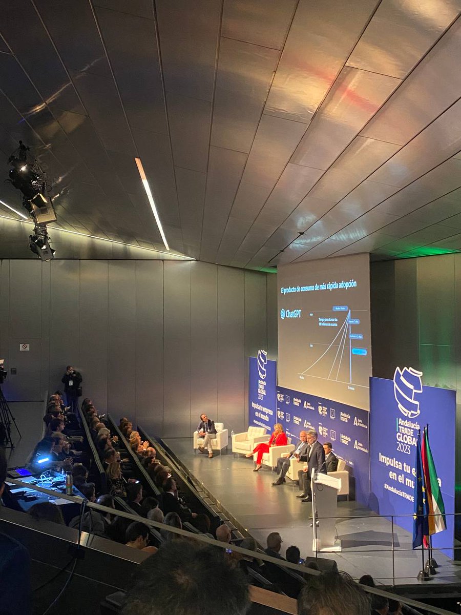 NortemBioGroup's tweet photo. Ayer tuvimos la oportunidad de asistir al evento de #AndalucíaTRADEGlobal2023, “Impulsa tu empresa en el mundo”. Un encuentro donde participamos en la mesa redonda de Internacionalización con Amazon🚀. ¡Gracias por esta increíble experiencia! https://t.co/cP3oCqFk9f