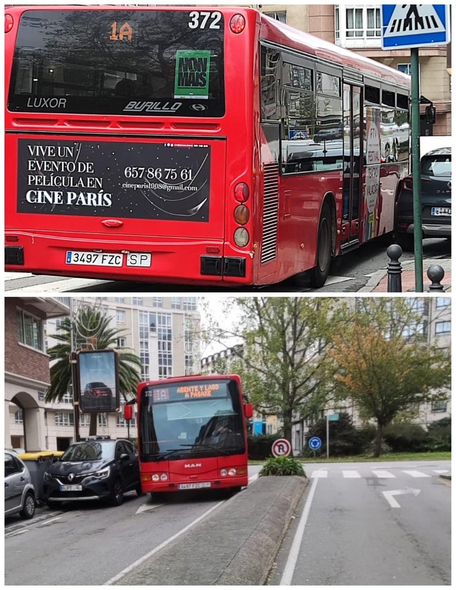 TranviasCoruna's tweet image. 📷 FOTO REAL
🚍 Acontecido esta semana L1A
⚠ Respecta os espazos de estacionamento
🙏 Desculpas ás persoas afectadas