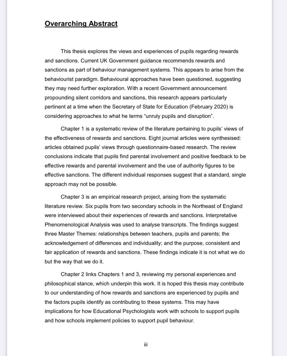 TeacherToolkit's tweet photo. 🔬 A very interesting research contribution on “Pupils’ Views and Experiences of
Rewards and Sanctions” in English state schools (Tidd, 2020).
“Sometimes they should just talk to the children…”
🔓 https://t.co/oTdNHLKO98
#EdDchat https://t.co/uADB2izH7i