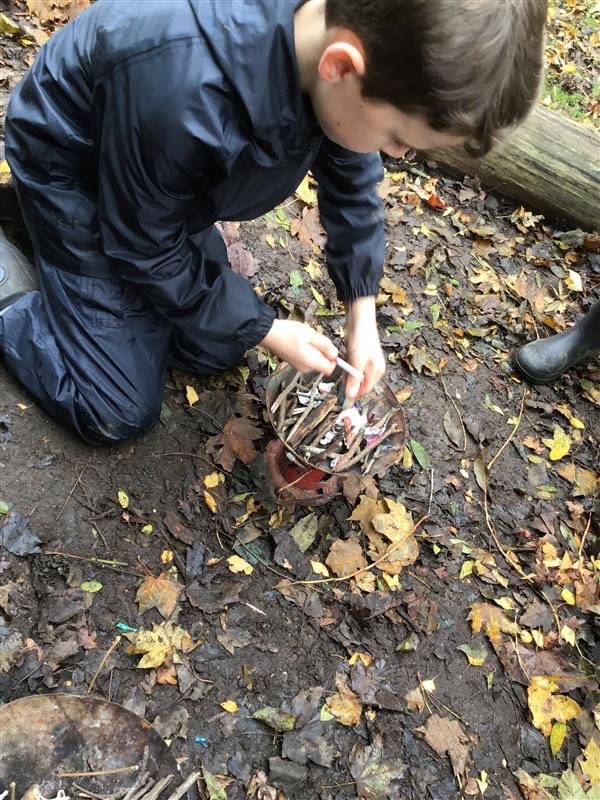 StNicksLower's tweet photo. A fantastic session with year two who worked together to fire build. They learnt about the fire triangle and how to respect fire. The children independently lit them then had the challenge of keeping them going 🍁🔥 #StNicksLower
#StNicksOutdoorLearning 
#StNicksDiscover https://t.co/hiIaIywX5j