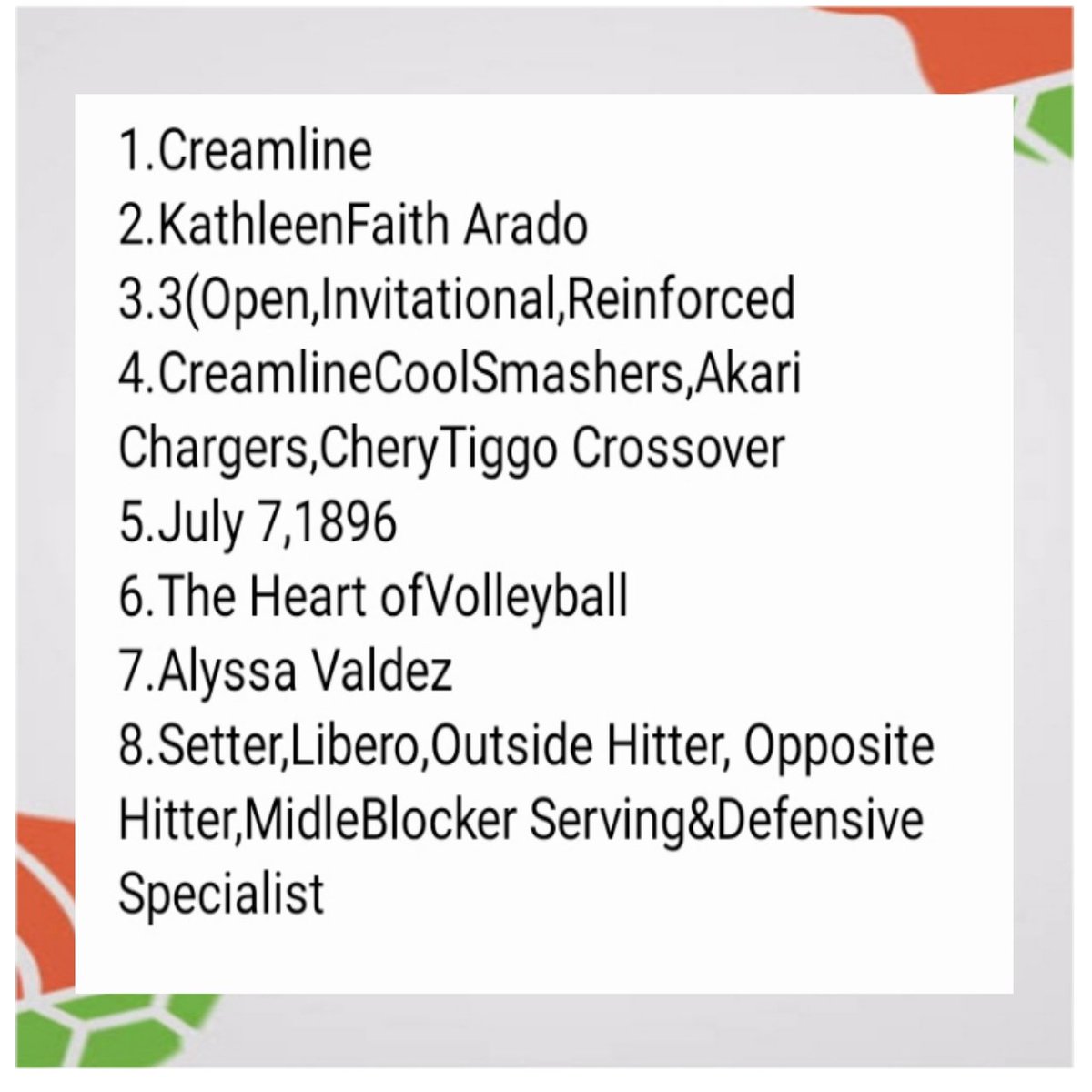 #PVLxArenaPlusPH
@itsgracie08
@VictoriaManaga
@kuZh_chidori
@VivsVi68
@erlindapm15

#volleyball #PVL #ArenaPlusPH #ArenaPlusApp #AstigSaSports #AstigSaPVL