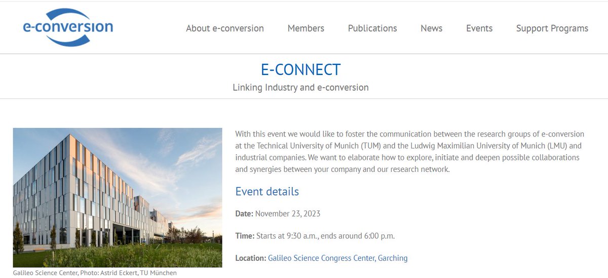 EReTech (@eretech) on Twitter photo Good Job #GianlucaPauletto #SYPOX who presents <a href="/eretech/">EReTech</a>  at E-CONNECT today🪫🪫🪫💡! 
The event aims to reinforce communication between the research groups of e-conversion <a href="/TU_Muenchen/">TU München</a> and the <a href="/LMU_Muenchen/">Universität München</a> and #industrial companies.
#energyconversion 👇
e-conversion.de/e-connect/ Good Job #GianlucaPauletto #SYPOX who presents <a href="/eretech/">EReTech</a>  at E-CONNECT today🪫🪫🪫💡! 
The event aims to reinforce communication between the research groups of e-conversion <a href="/TU_Muenchen/">TU München</a> and the <a href="/LMU_Muenchen/">Universität München</a> and #industrial companies.
#energyconversion 👇
e-conversion.de/e-connect/