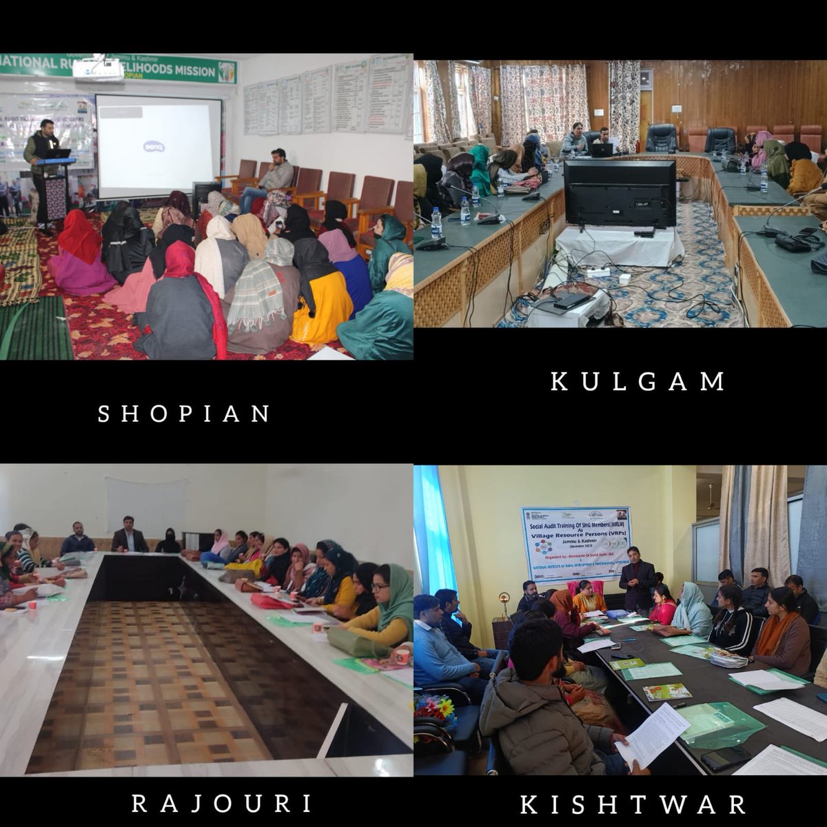 jkrddpr's tweet photo. The 5-day #SocialAudit training for #JKRLM #SHGmembers in 9 districts of #JKUT is in full swing since Tuesday. The energy and enthusiasm from participants are incredible. Here's to empowering communities through knowledge and engagement. @PMOIndia @OfficeOfLGJandK https://t.co/lX8i3FiYfh