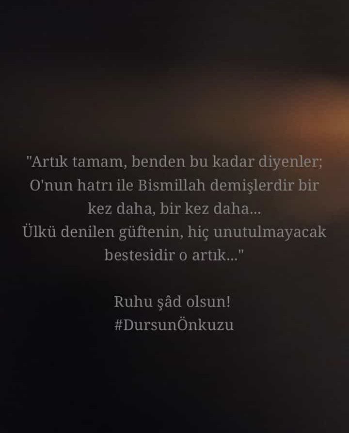 #DursunÖnkuzu