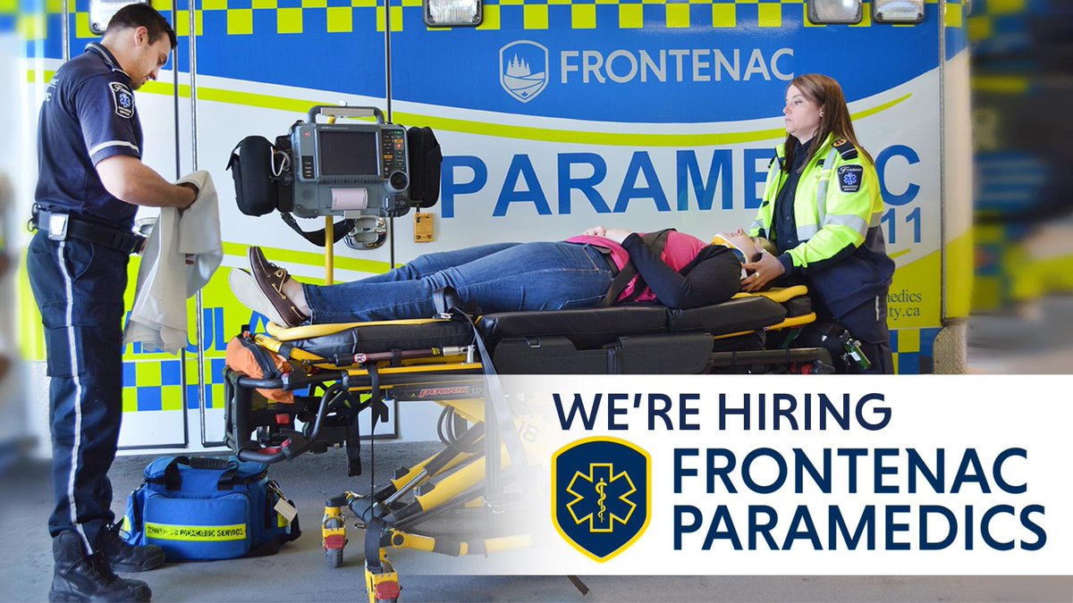Frontenac Paramedics is hiring: Permanent full-time Superintendent, Operations.

Details and application pathway:  frontenaccounty.ca/careers

#YGK #InFrontenac