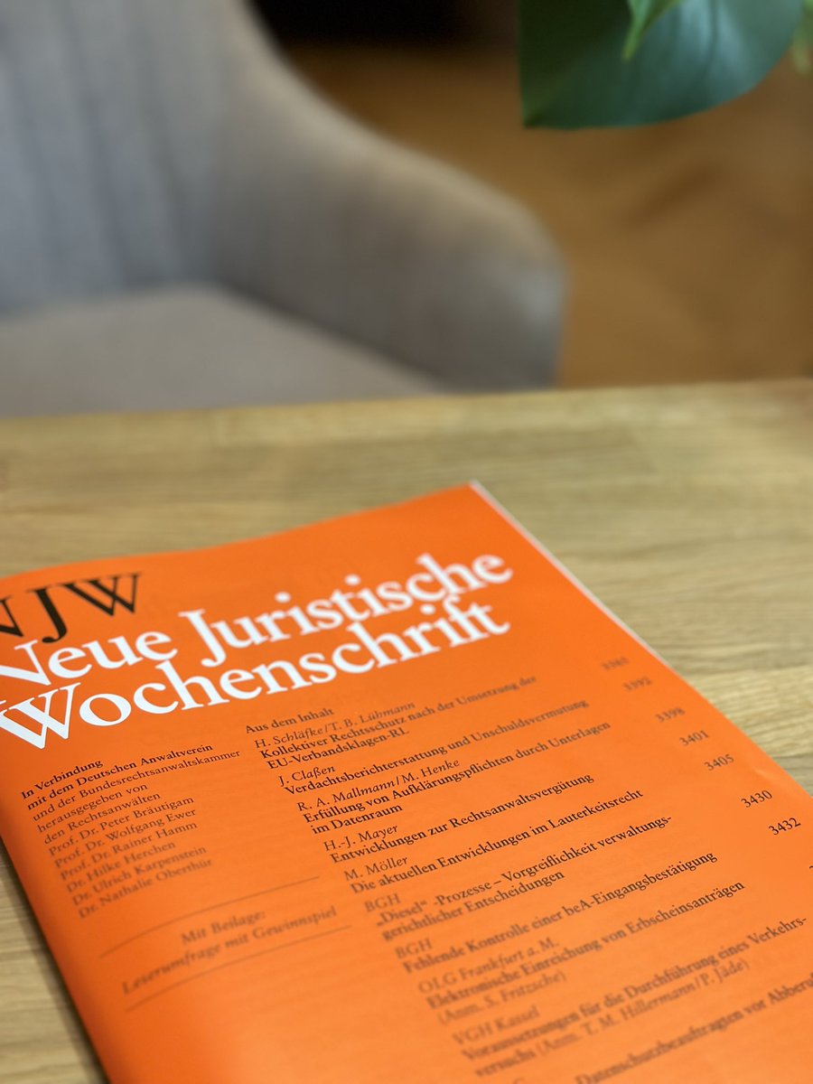 In einem aktuellen Beitrag für die NJW befasst sich <a href="/joernclassen/">Jörn Claßen</a> mit dem Spannungsverhältnis #Verdachtsberichterstattung und #Unschuldsvermutung unter Berücksichtigung der Fälle #Aiwanger und #Lindemann. 👉 Claßen NJW 2023, 3392