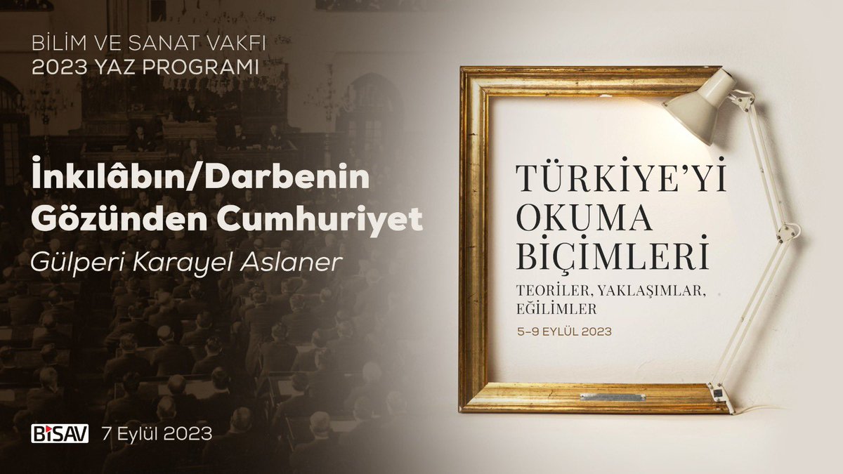 bisavorgtr's tweet photo. 📺 Gülperi Karayel Aslaner'in BİSAV 2023 Yaz Programı kapsamında gerçekleştirdiği "İnkılâbın/Darbenin Gözünden Cumhuriyet" başlıklı konuşması BİSAV TV'DE!

👉🏼 https://t.co/3Xr0wflsoe https://t.co/qMN55129vl