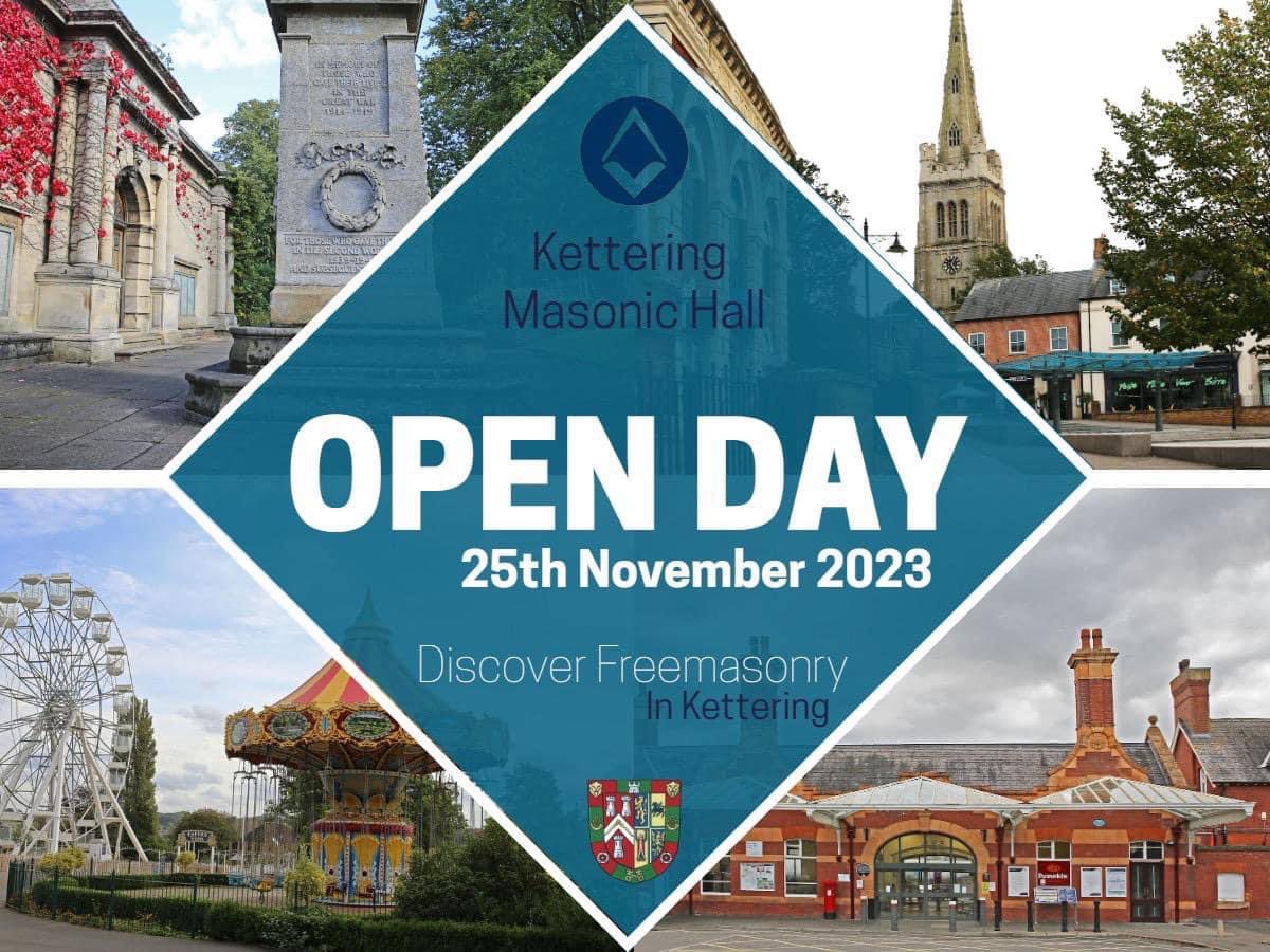 Discover Freemasonry by visiting us at Kettering Masonic Centre, York Road, Kettering this Saturday, 10-4pm.

FULL DETAILS OF THE DAY ⬇️
bit.ly/KetteringOpenD…

#discoverfreemasonry
<a href="/UGLE_GrandLodge/">United Grand Lodge of England</a>