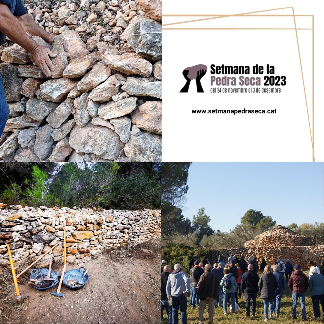 🟣Destresa
🟣Història pròpia i compartida
🟣Llegat

🏞️Avui celebrem el 5è aniversari de la declaració de l'art i la tècnica de la pedra seca #Patrimoni Cultural Immaterial de la Humanitat de la <a href="/UNESCO_es/">UNESCO en español 🏛️#Educación #Ciencia #Cultura</a>‼️

✨Uneix-te a nosaltres i comparteix 📸 de #PedraSeca!

#Cultura #Art