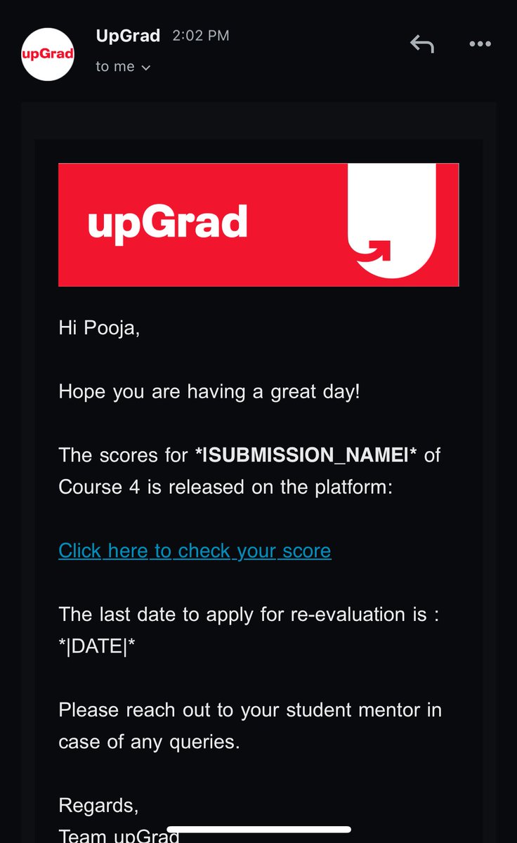 2305Pooja's tweet photo. @upGrad_edu 
What is this behaviour upgrad?
It’s embarrassing 🥲 https://t.co/V3GgHWUi71