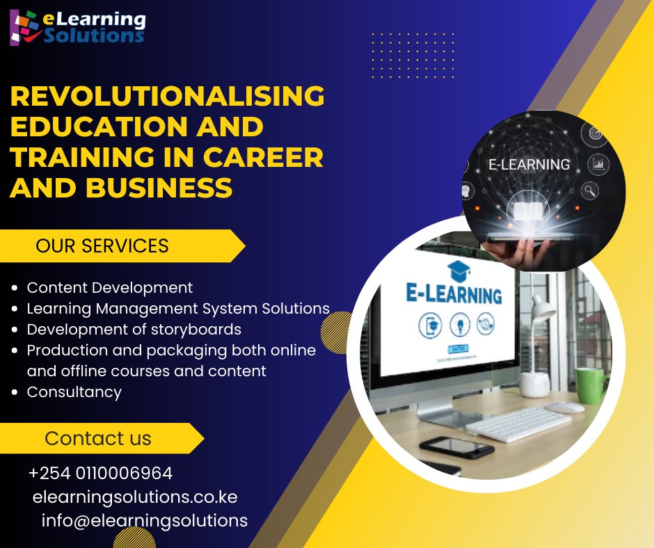 Our Learning Management System solutions are customized and configured to meet your project's unique needs. Ready for a seamless learning experience? Visit our website at: elearningsolutions.co.ke, 
#eLearningSolutions #EmpowerLearning 
#DigitalEducation #elearning  #education