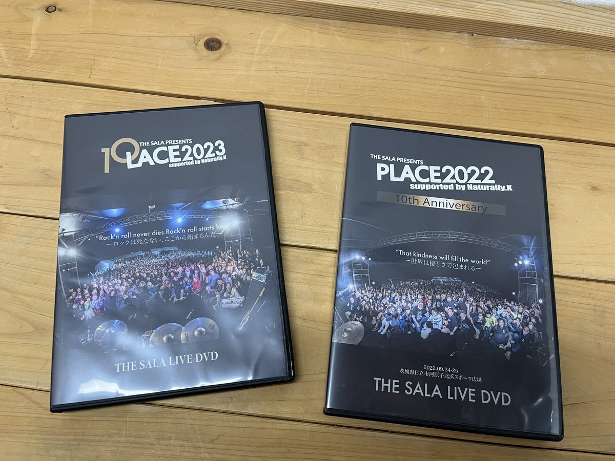 PLACEのDVD📀届いたー！
#PLACE #THESALA