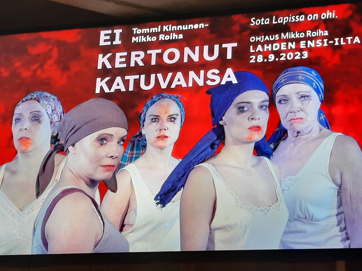 JLeppakorpi's tweet photo. @Tommi_Kinnunen kiitos #kirja'sta ja #tarina'sta - oli todella koskettava ja intensiivinen esitys eilen. Kiitos #lahden kaupunginteatteri ja kumppanit. Suosittelen! Sitä jäin miettimään pääsikö kukaan häpeästä, tuliko arvostetuksi? Miten nämä kokemukset näkyvät nyt? https://t.co/neZuo2XHE3
