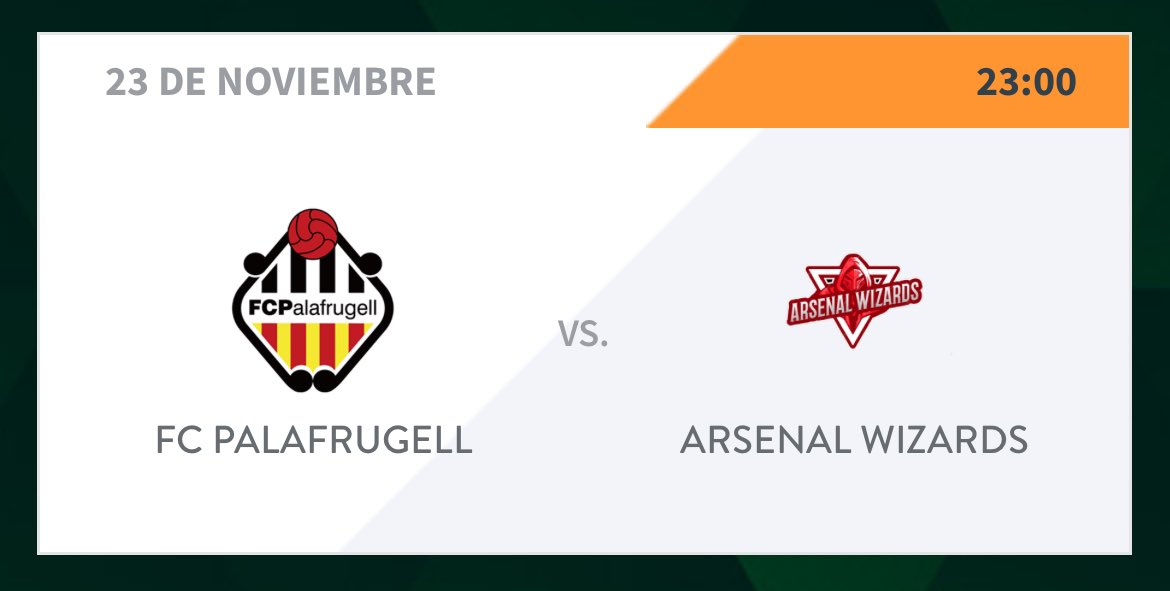 ‼️Nueva jornada liguera:

🏆 1a VFO Grupo C
🆚 <a href="/ARSENALWIZARDS/">ARSENAL WIZARDS</a> 
⏰ 23:00

#SomhiPala⚪️⚫️