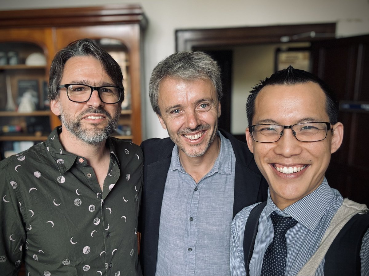 Eddie Woo (@misterwootube) on Twitter photo Quite special to spend the afternoon with Geordie Williamson and <a href="/Tillus_/">Stephan Tillmann</a> from <a href="/SydMathInst/">SydMathInst</a>. Looking forward to future collaborations that will advance mathematics at <a href="/Sydney_Uni/">University of Sydney</a> and beyond! Quite special to spend the afternoon with Geordie Williamson and <a href="/Tillus_/">Stephan Tillmann</a> from <a href="/SydMathInst/">SydMathInst</a>. Looking forward to future collaborations that will advance mathematics at <a href="/Sydney_Uni/">University of Sydney</a> and beyond!