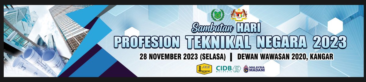 Hari Profesion Teknikal Negara (HPTN) Peringkat Negeri Perlis Tahun 2023!!!

Program ini diadakan seperti ketetapan berikut:
Tarikh : 28 November 2023 (Selasa)
Masa : 8.00pg - 5.00ptg
Tempat : Dewan 2020, Negeri Perlis

Jemput ramai-ramai ke program ini.. 📷