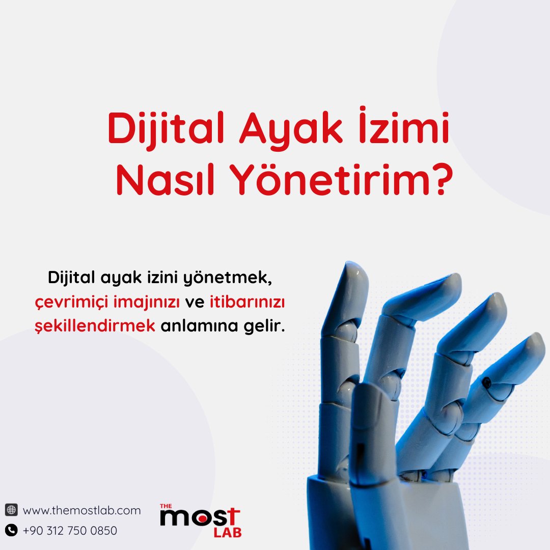 themostlab's tweet photo. 📱💼 Dijital ayak izinizi yönetmek, çevrimiçi itibarınızı güçlendirmenize ve olumlu bir dijital varlık  oluşturmanıza yardımcı olabilir.

#DijitalAyakİzi  #DijitalVarlık  #ÇevrimiçiReputasyon  #Güvenlik  #DijitalKimlik https://t.co/uh0iDNlOZg