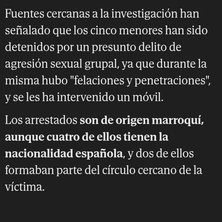 Fuentealamero's tweet photo. Hubo un tiempo, no muy lejano, que en España una violación era una aberración, la ciudadanía pedía la muerte al agresor, hoy, que 5 moros de los llamados menas, violen a una cría es tan común y normal, que nadie se ofende más de 5 minutos.
Moros de un centro de menas. https://t.co/oKK9QPAiSO