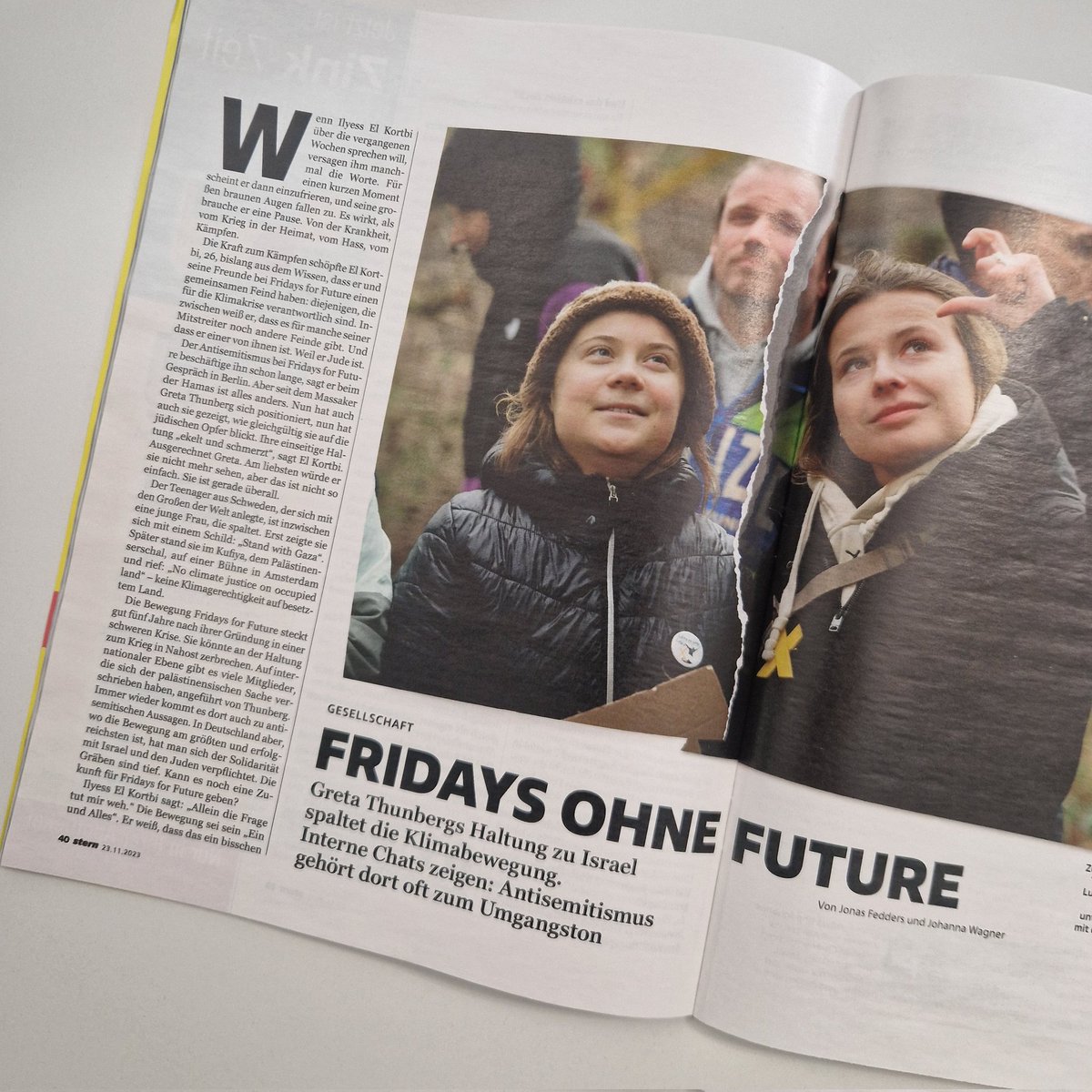 Es geht ja nicht nur um Greta: Ein jüdischer Klimaaktivist berichtet von Anfeindungen durch seine Mitstreiter. Und in internationalen Chatgruppen wird das Massaker der Hamas gerechtfertigt. Zum Antisemitismus bei Fridays for Future. Mit <a href="/JohannaWagner/">Johanna Wagner</a>, heute <a href="/sternde/">stern</a>