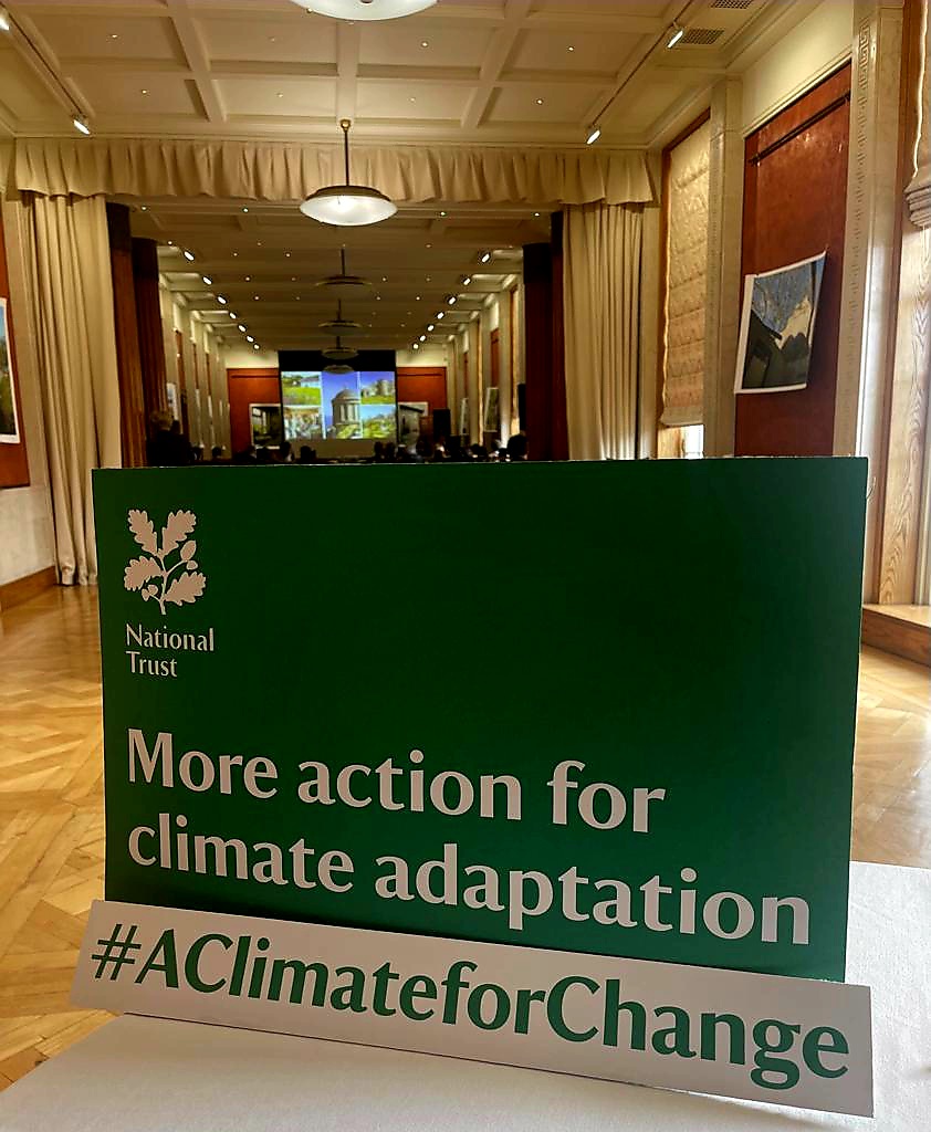 Probing panel conversations at #AClimateForChange event in Stormont today. At the heart of all discussions is a clear call for 'more action for climate adaption'. #NationalTrustNI