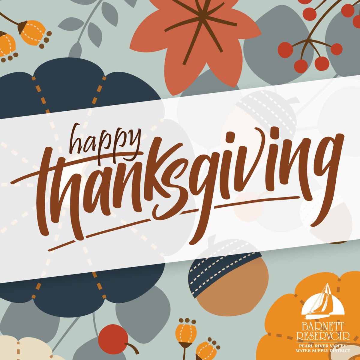 Happy Thanksgiving from PRVWSD! We hope you enjoy celebrating with friends and family today!