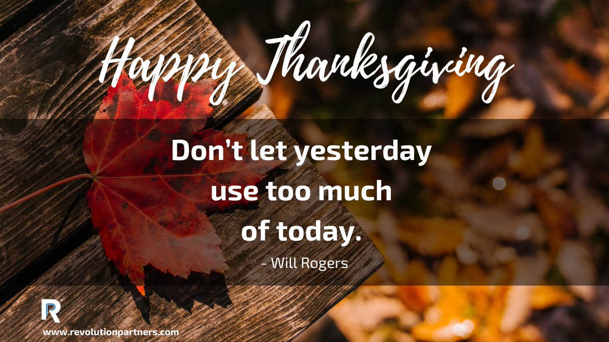 RealizeRev's tweet image. Happy Thanksgiving! Today is the day to realize moments of gratitude and express thanksgiving. May we pause and appreciate all that our Life's Worth™ truly means.
#YourLifesWorth #Realize #TrustandAdmire bit.ly/47qKXWL