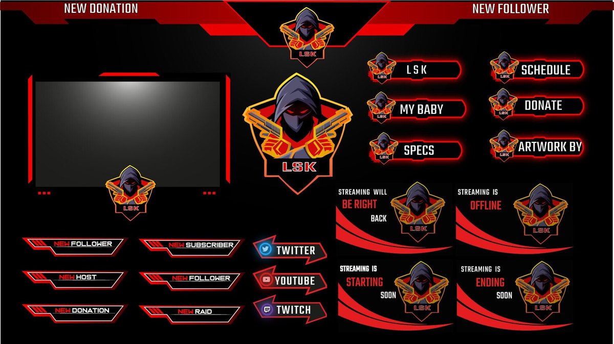 What are you thinking about this? Are you interested in making these cool things for your channel? If you are interested, let me know in DM.'
#KickStreamers #TwitchStreamers #TwitchAffilate 
#needoverlay #graphiccontent #GraphicDesign