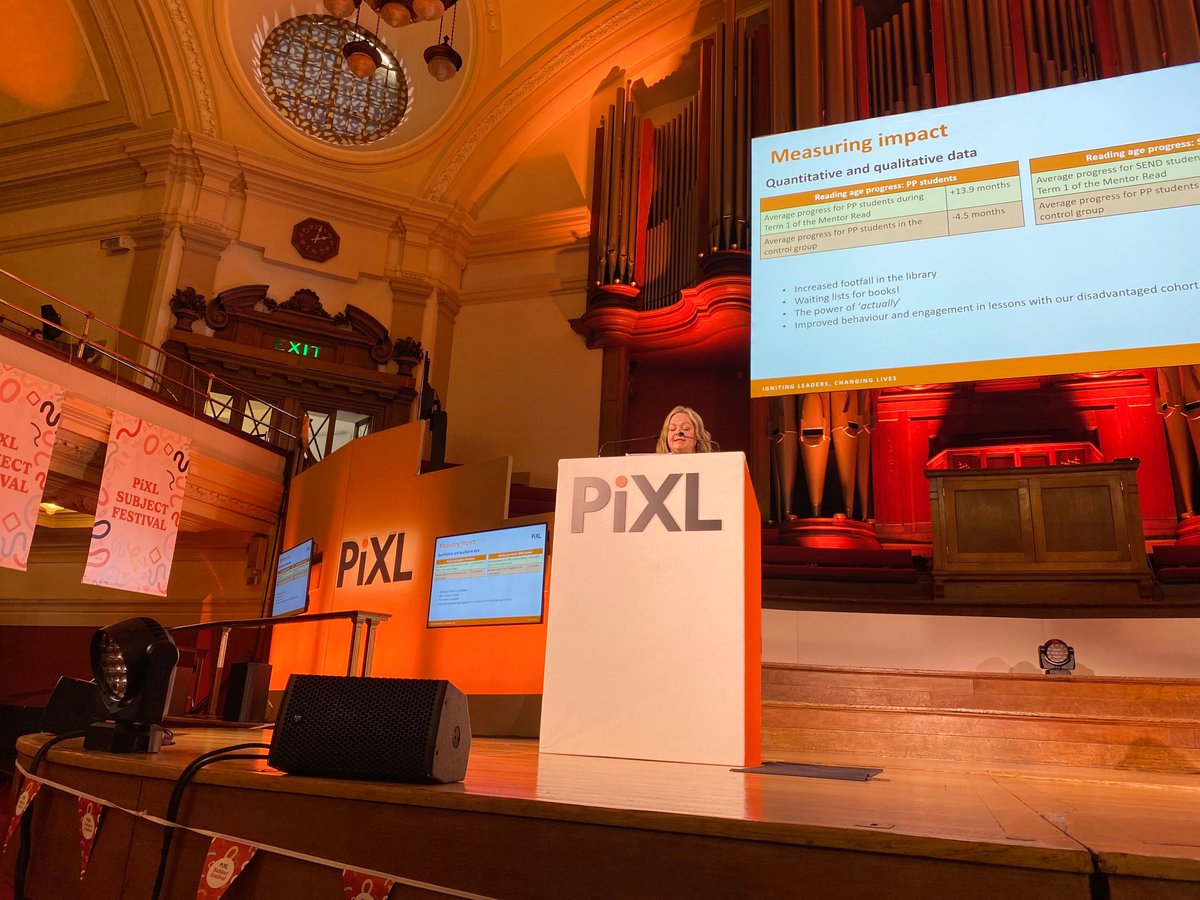 PiXL (@thepixlnetwork) on Twitter photo We've heard how essential reading is, and now we hear from <a href="/ScalbySchool/">Scalby School</a>'s Emily Vickers as she details how they developed a community of readers by improving the reading curriculum 💫
#PiXLEngFest We've heard how essential reading is, and now we hear from <a href="/ScalbySchool/">Scalby School</a>'s Emily Vickers as she details how they developed a community of readers by improving the reading curriculum 💫
#PiXLEngFest