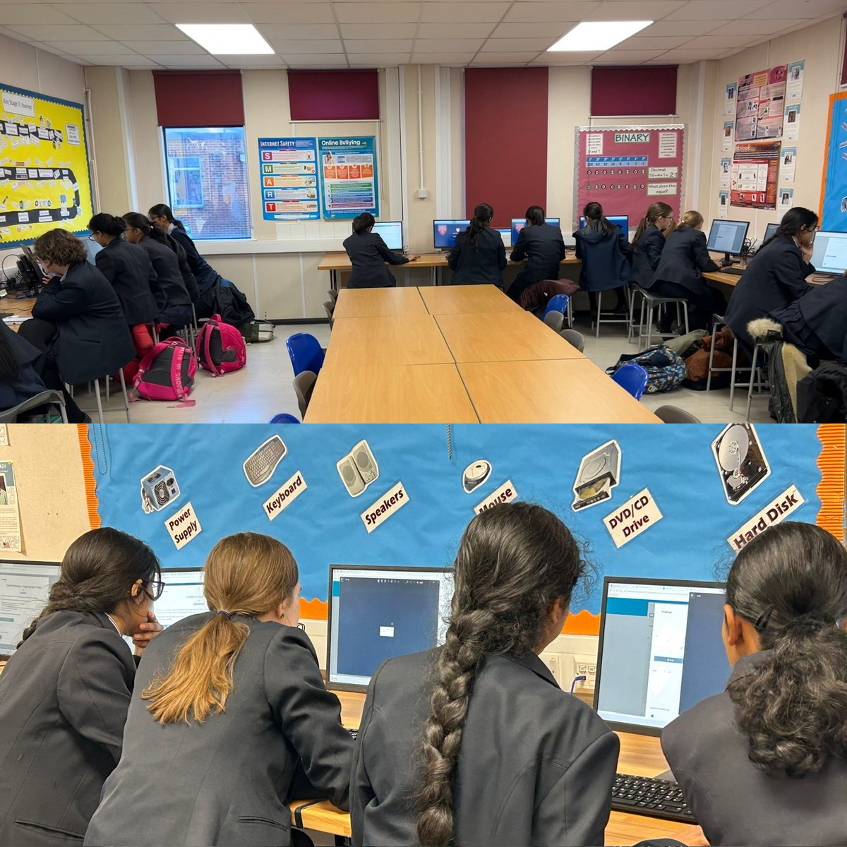 It has been great to see so many Year 8 <a href="/TheHoltSchool/">The Holt School</a> students working together as a team at lunchtimes this week on the <a href="/NCSC/">NCSC UK</a>  #Cyberfirstgirls competition! Would be great if there were more competitions like this around!