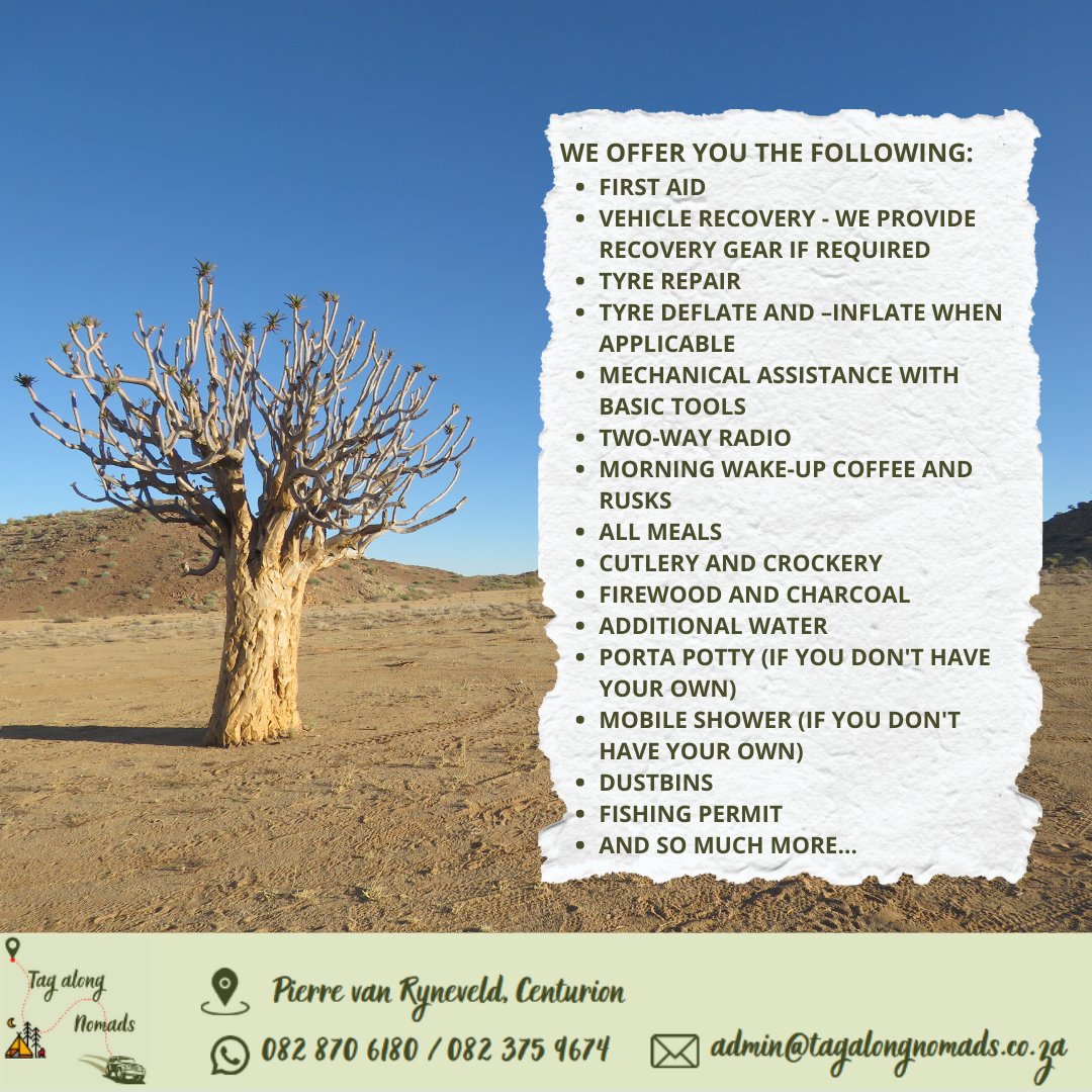 NomadsAlong's tweet photo. 🖤🏕 Black Friday ONLY!🏕🖤
Pay a 50% deposit (R 6750) today and receive R 1 500 discount on your final payment. https://t.co/9JQcGTsjhq