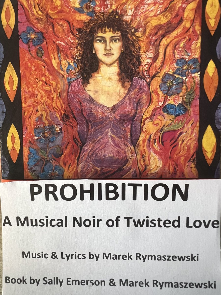 Finally the fiery musical ‘Prohibition’ with its mercurial dark heroine is having a ‘showcase’ performance in London this week.Fabulous to see the brilliant actors set the words alight.