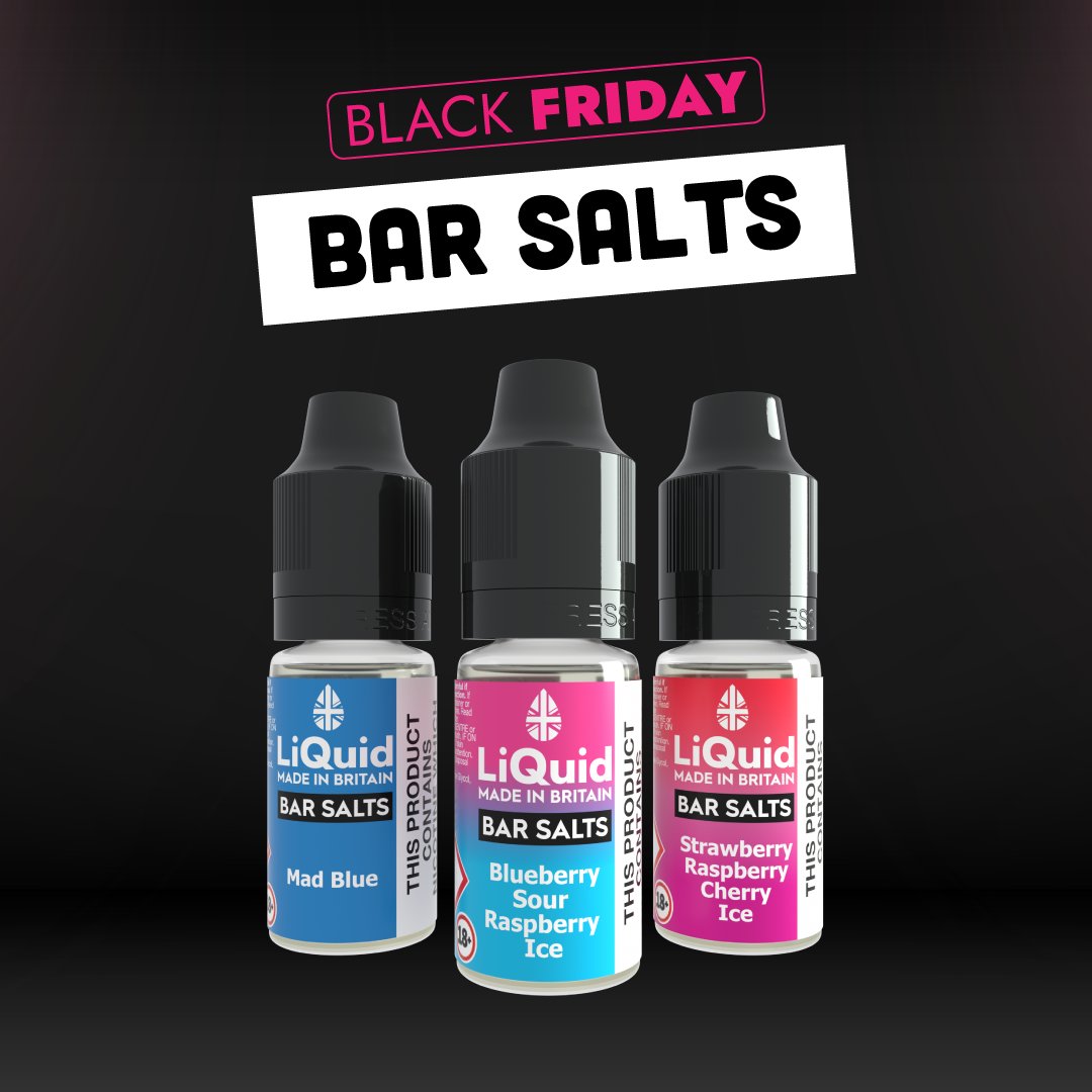 BLACK FRIDAY IS HERE! 💰😱 

FREE DELIVERY OVER £15🚚

Shop now via the link in our bio 🔗 

#vape #vapelife #vaping #vapefam #vaper #eliquid #onepoundeliquid