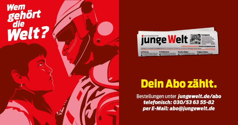 jungewelt's tweet photo. Ein zuverlässiges Medium als Tagesbegleiter: Abonniere die junge Welt, weil sie von den Interessen der Leserinnen und Leser ausgehend berichtet, analysiert und kommentiert.