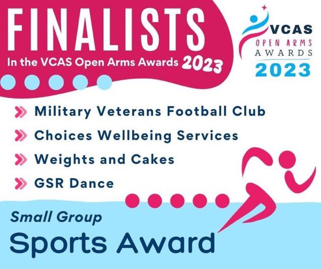 Last push for nominations if anyone can spare a few minutes to support the Military Veterans FC 

#football #community #veterans #mentalhealth
