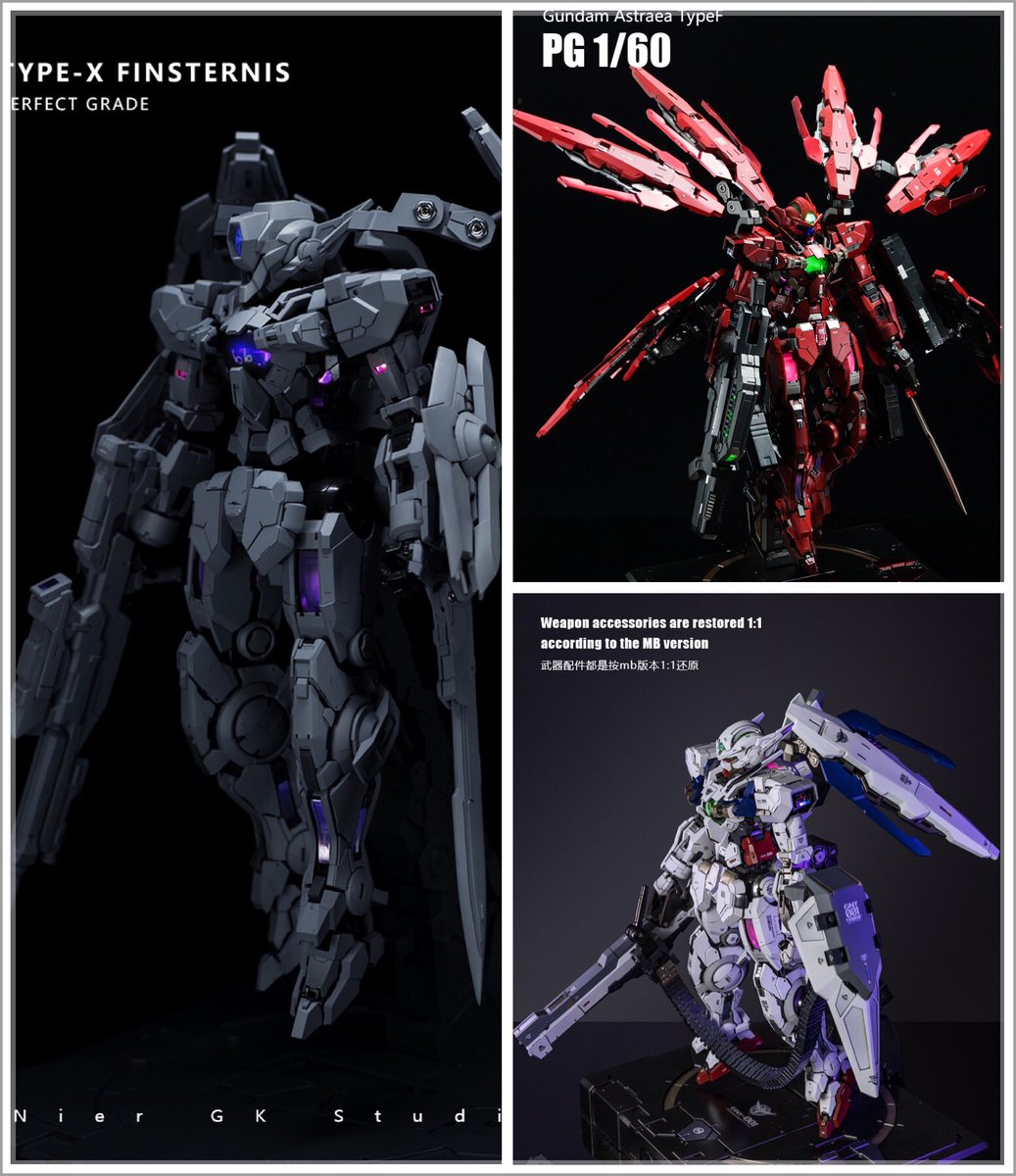 Nier GK Studio's 1/60 Gundam Astraea, Type X Finsternis, Type F