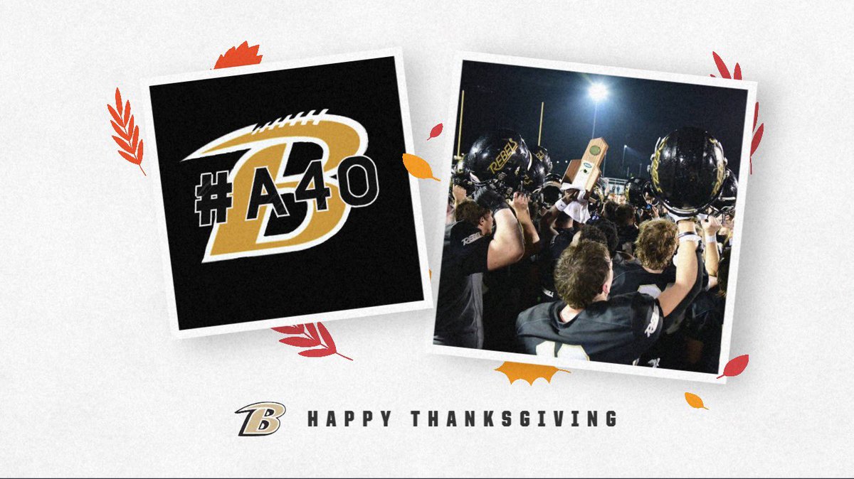 Happy Thanksgiving From The Rebels! 🦃 🏈 #A4O