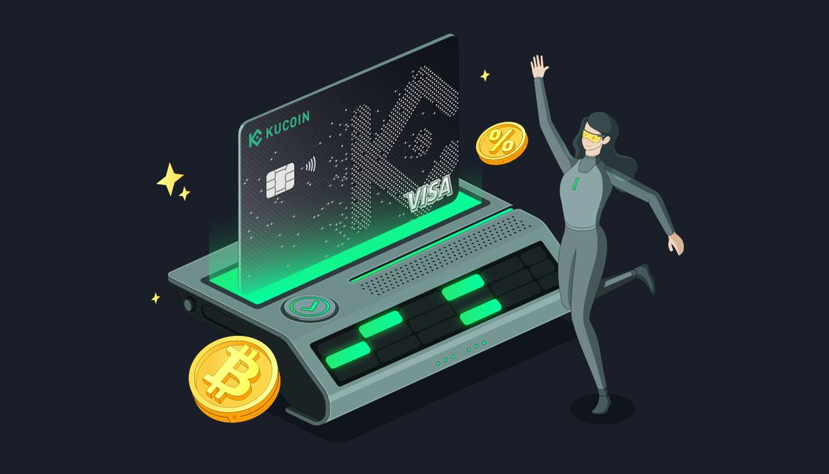 MiningTk's tweet photo. Si vous êtes à la recherche d'une carte crypto compatible partout en Europe, Kucoin vient de lancer son modèle 🥳

Du nom de Kucard, elle offre des avantages comme :
- Réductions
- CashBack
- Cadeaux exclusifs

Vous avez également la possibilité de déposer directement vos euros sur la carte et utiliser ceux-ci sans frais !

Pour en apprendre plus sur celle-ci, n'hésitez pas à jeter un oeil sur cette page : https://t.co/vYvm1knthS

📣Collaboration commerciale📣