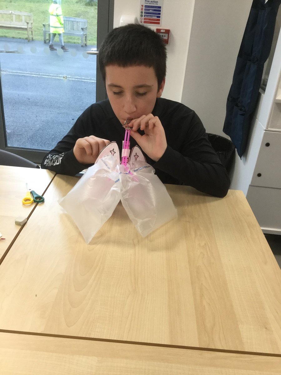 CedarbankSchool's tweet image. 2B finished making their model lungs, blowing them up using the straws and then using their hands to be like the rib cage to deflate them #activelearning #practicalscience #STEM #successfullearners
