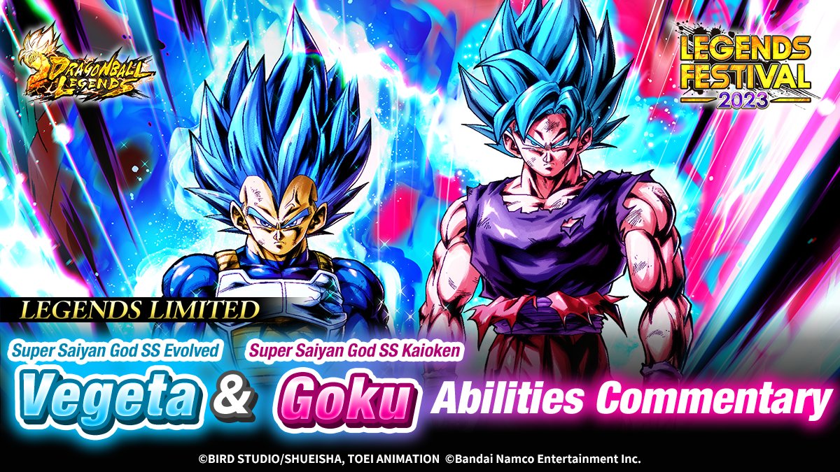 Super Saiyan 3 & Super Saiyan 2 Goku & Vegeta (DBL58-01S), Characters, Dragon Ball Legends